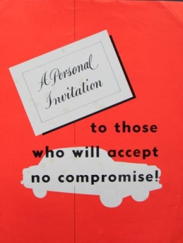 Borgward Isabella Sedan Convertible Modelprogram 1958 "A personal Invitation" Carbrochure (6929)